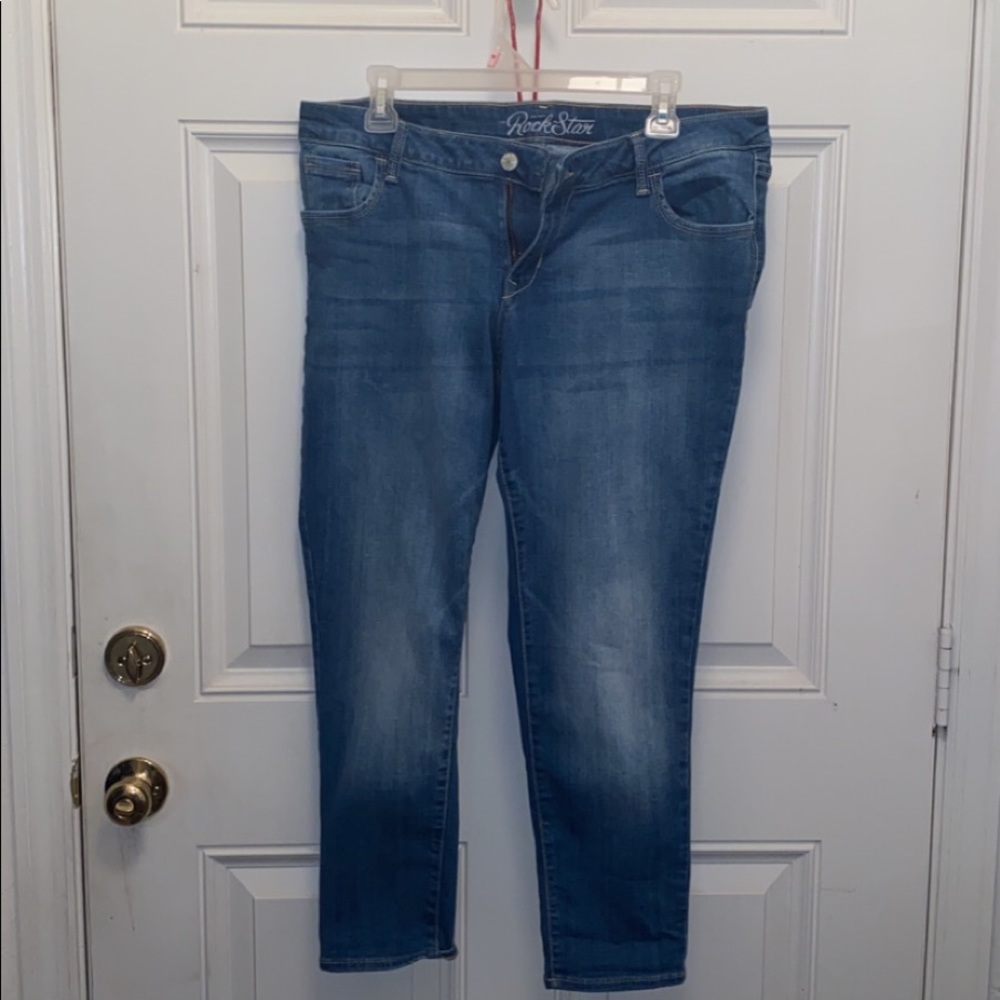 Straight leg jeans